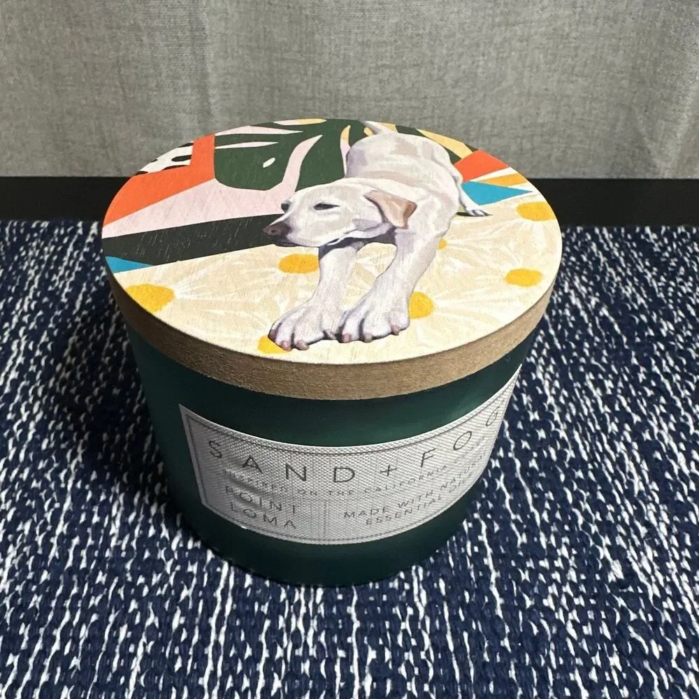 12oz Sand + Paws Labrador Dog Candle